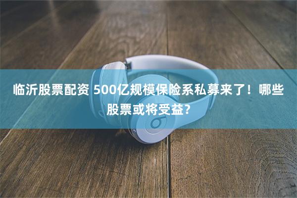 临沂股票配资 500亿规模保险系私募来了！哪些股票或将受益？