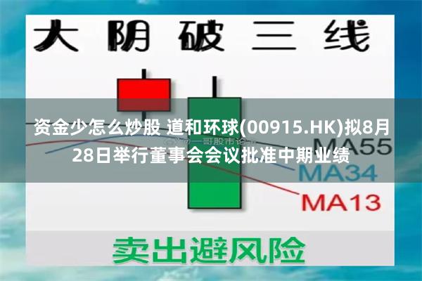 资金少怎么炒股 道和环球(00915.HK)拟8月28日举行董事会会议批准中期业绩