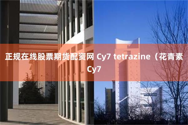 正规在线股票期货配资网 Cy7 tetrazine（花青素Cy7