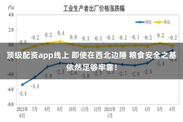 顶级配资app线上 即使在西北边陲 粮食安全之基依然足够牢靠！