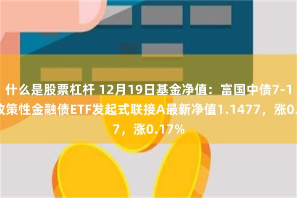 什么是股票杠杆 12月19日基金净值：富国中债7-10年政策性金融债ETF发起式联接A最新净值1.1477，涨0.17%