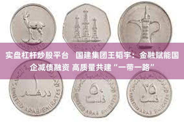 实盘杠杆炒股平台   国建集团王韬宇：金融赋能国企减债融资 高质量共建“一带一路”