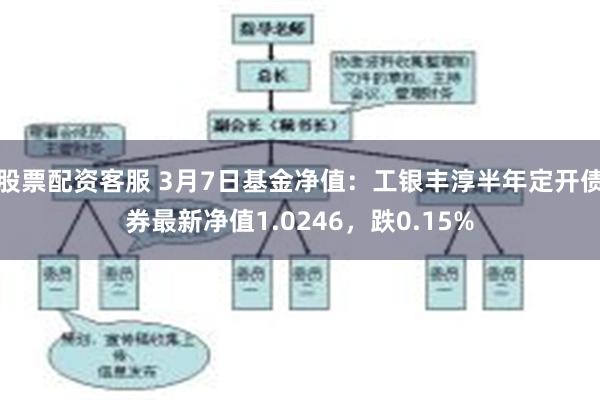 股票配资客服 3月7日基金净值：工银丰淳半年定开债券最新净值1.0246，跌0.15%